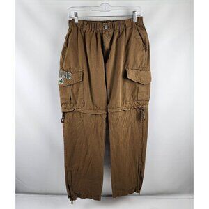 Sinclair Pants Mens Medium Convertible Cargo Brown Ankle Zip Pants (30x30)